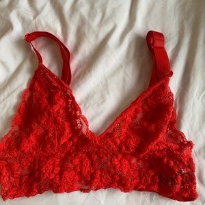 Out from Under (Urban Outfitters) red bralette